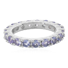 Anillo en plata con Tanzanita