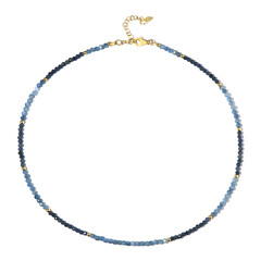 Collar en plata con Zafiro azul