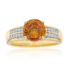 Anillo en oro con Esfalerita