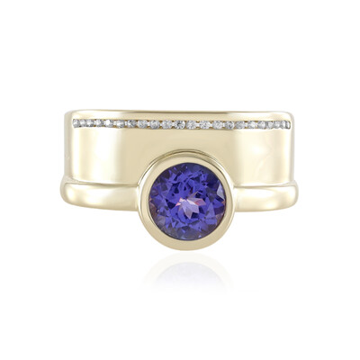 Anillo en oro con Tanzanita AAA (de Melo)