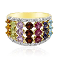 Anillo en plata con Amatista