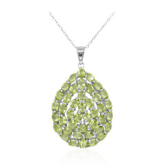 Collar en plata con Peridoto de Birmania