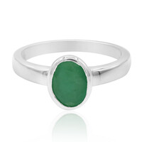 Anillo en plata con Esmeralda de Socoto