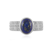Anillo en plata con Lapislázuli