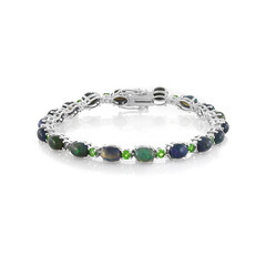 Brazalete en plata con Ópalo de Mezezo