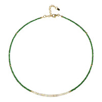 Collar en plata con Tsavorita