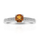 Anillo en plata con Citrino de Madeira