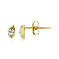 Pendientes en oro con Diamante limpio a lupa F (LUCENT DIAMONDS)