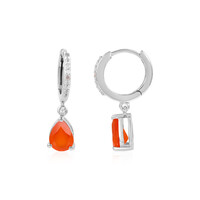 Pendientes en plata con Cornalina