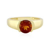 Anillo en plata con Citrino de Madeira