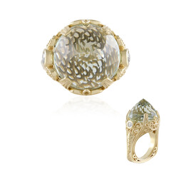 Anillo en plata con Amatista verde (Dallas Prince Designs)
