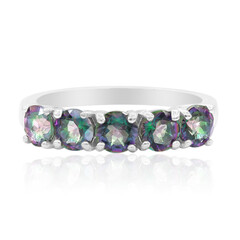 Anillo en plata con Cuarzo místico