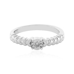 Anillo en plata con Diamante PK (J)