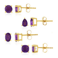 Pendientes en plata con Amatista
