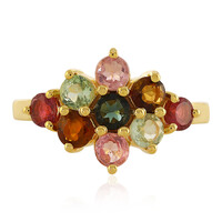 Anillo en plata con Turmalina
