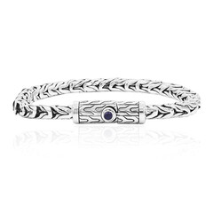 Brazalete en plata con Iolita (Nan Collection)