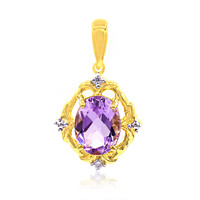 Colgante en plata con Amatista Rosa de Francia