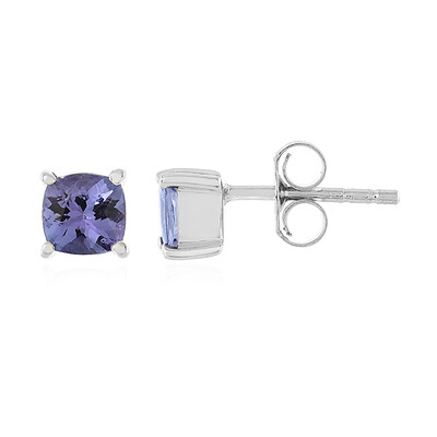Pendientes en plata con Tanzanita