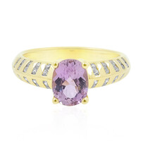 Anillo en oro con Cuncita AAA de Brasil (de Melo)
