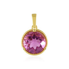 Colgante en plata con Fluorita rosa