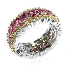 Anillo en plata con Turmalina rosa (Dallas Prince Designs)