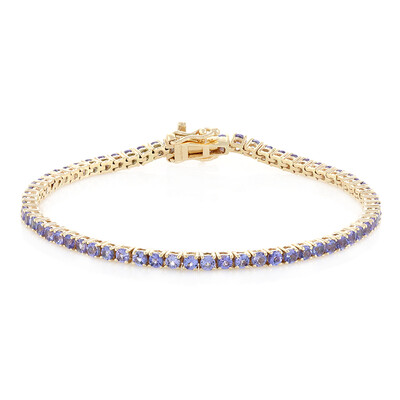 Brazalete en oro con Tanzanita (La Revelle)
