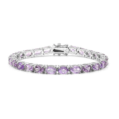 Brazalete en plata con Amatista de Bolivia