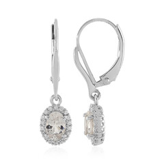 Pendientes en plata con Danburita