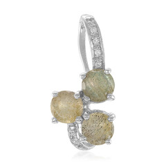 Colgante en plata con Espectrolita