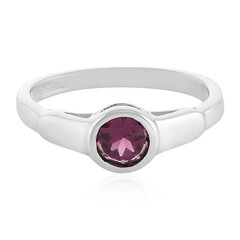 Anillo en plata con Granate de Tocantin