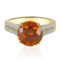 Anillo en oro con Esfalerita de España