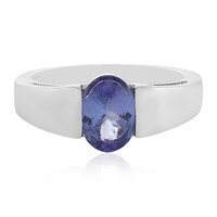 Anillo en plata con Tanzanita