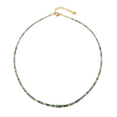 Collar en plata con Alejandrita ojos de gato