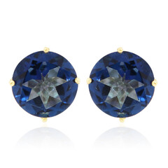 Pendientes en plata con Topacio azul royal