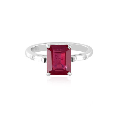 Anillo en plata con Rubí de Bemainty