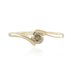 Anillo en oro con Diamante champán SI2