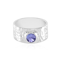 Anillo en plata con Tanzanita