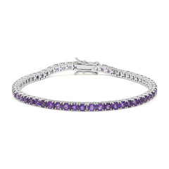 Brazalete en plata con Amatista