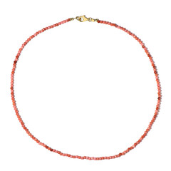 Collar en plata con Cuarzo rosado