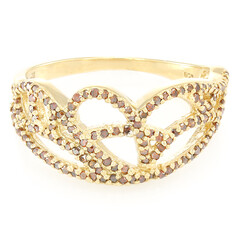 Anillo en plata con Diamante fantasía