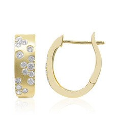 Pendientes en oro con Diamante I1 (H)  (CIRARI)
