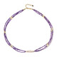 Collar en plata con Perla blanca Freshwater (Riya)