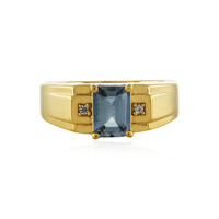 Anillo en plata con Tanzanita sin calentar