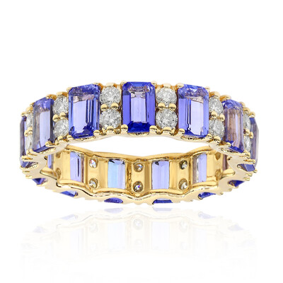 Anillo en oro con Tanzanita AAA (CIRARI)