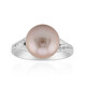 Anillo en plata con Perla Ming púrpura (TPC)