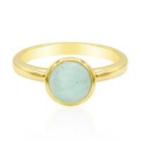 Anillo en plata con Aguamarina