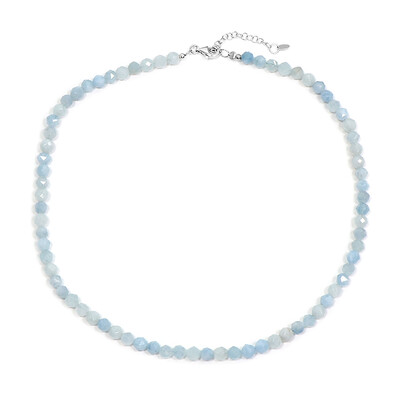 Collar en plata con Aguamarina