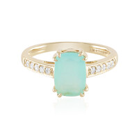 Anillo en oro con Ópalo Paraíba (AMAYANI)