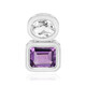 Colgante en plata con Amatista (MONOSONO COLLECTION)
