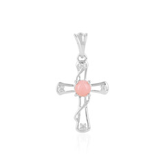 Colgante en plata con Ópalo rosa